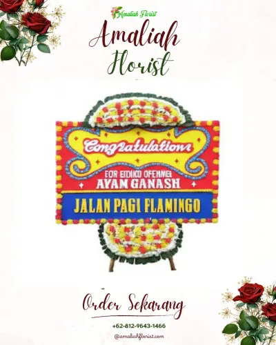 Bunga Papan Congratulation di Ngabean